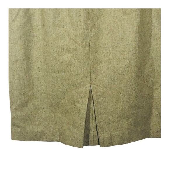 RRL Ralph Lauren Vintage Wool Green Embroidered Knee-Length Skirt 10 - Picture 10 of 16